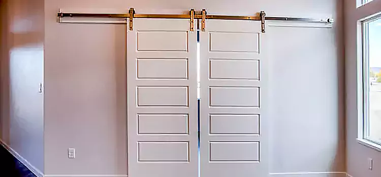 Glass Barn Door with Installation Hardware Kit Pottstown